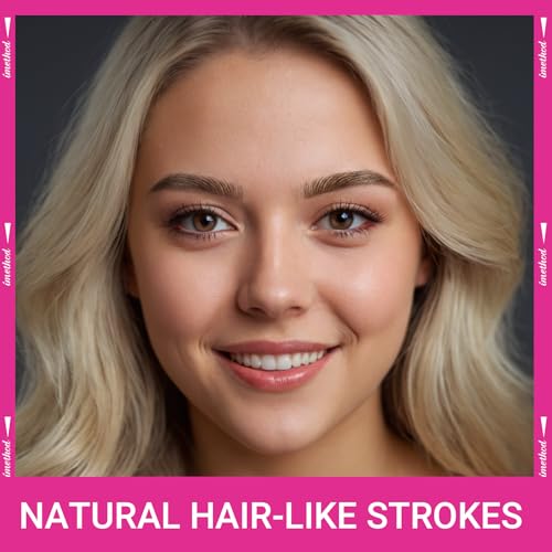 iMethod Eyebrow Pen - Eyebrow Pencil Magic 2-in-1 Eye Brow Pencils for Women with 4-Fork-Tip and Precise Brush-Tip Create Natural Hair-Like Brows, Last All Day, Microblading Eyebrow Pen, Light Brown - Image 3