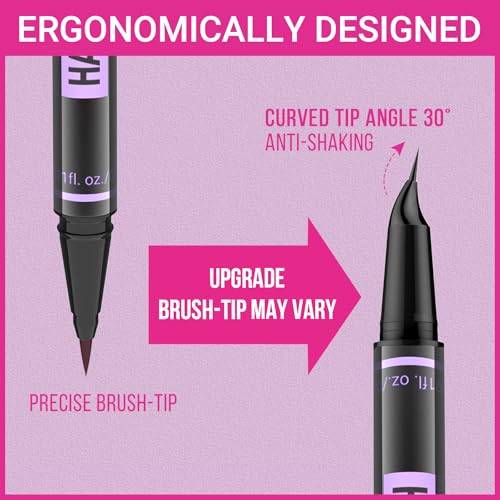 iMethod Eyebrow Pen - Eyebrow Pencil Magic 2-in-1 Eye Brow Pencils for Women with 4-Fork-Tip and Precise Brush-Tip Create Natural Hair-Like Brows, Last All Day, Microblading Eyebrow Pen, Light Brown - Image 5