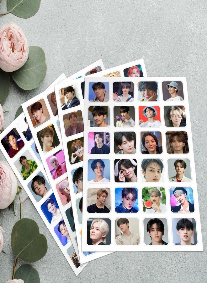 NS Trading Seventeen All Members Cute Small Round Corner Stickers (Set of 4 Sheets 96 Stickers) - Image 2