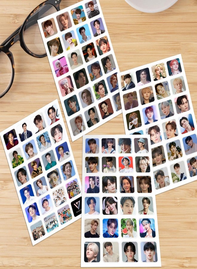 NS Trading Seventeen All Members Cute Small Round Corner Stickers (Set of 4 Sheets 96 Stickers) - Image 4