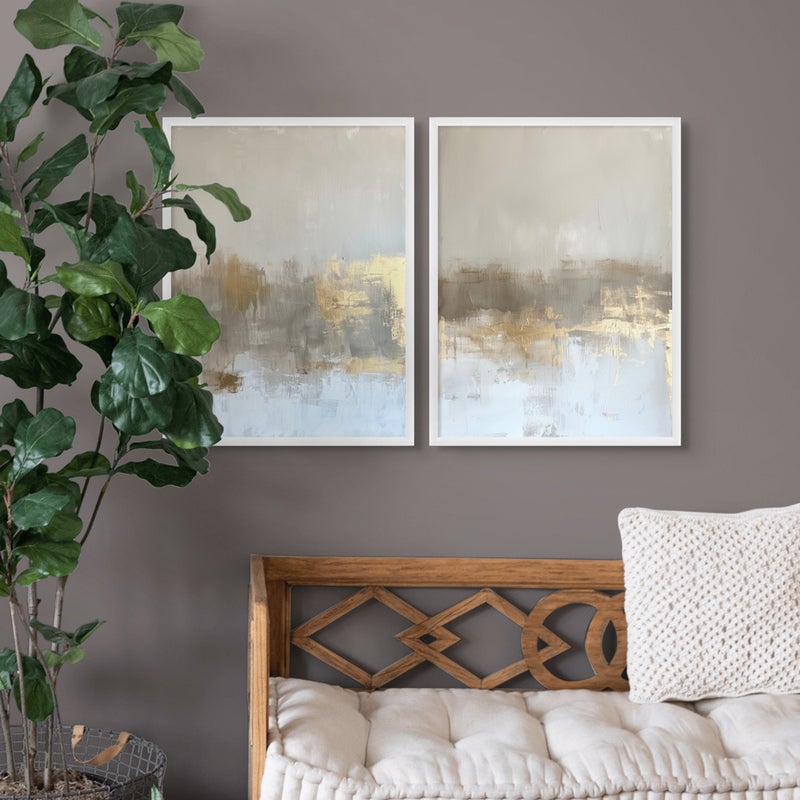 آرت دیکور  طباعة بورتريه فنية مؤطرة لديكور فني حديث بتصميم جداري تجريدي معاصر وبأسلوب بسيط – لوحات تجريدية عصرية – ديكور جداري أنيق لغرفة المعيشة أو غرفة النوم أو المكتب أو استوديو المنزل. - Image 2