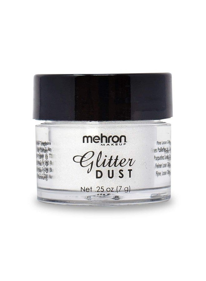 mehron Makeup Glitterdust (.25 Oz) (Opalescent White) - Image 2