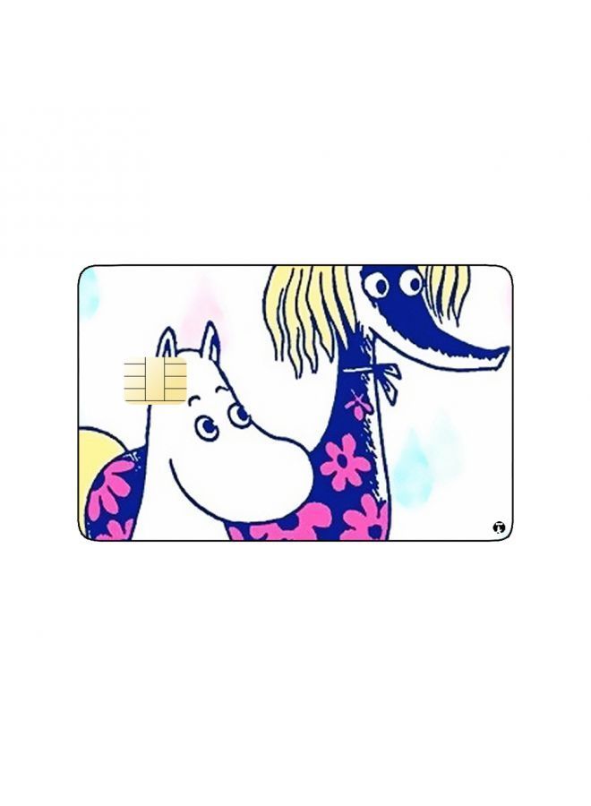 RKN PRINTED BANK CARD STICKER Animation The Moomins By Tove Jansson - Image 1