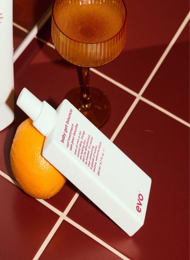 EVO Baby Got Bounce Curl Treatment - Enhances Curls with Touchable Soft Finish - Moisturize & Reduce Dry Frizzy Hair - 200ml / 6.7fl.oz - Image 4