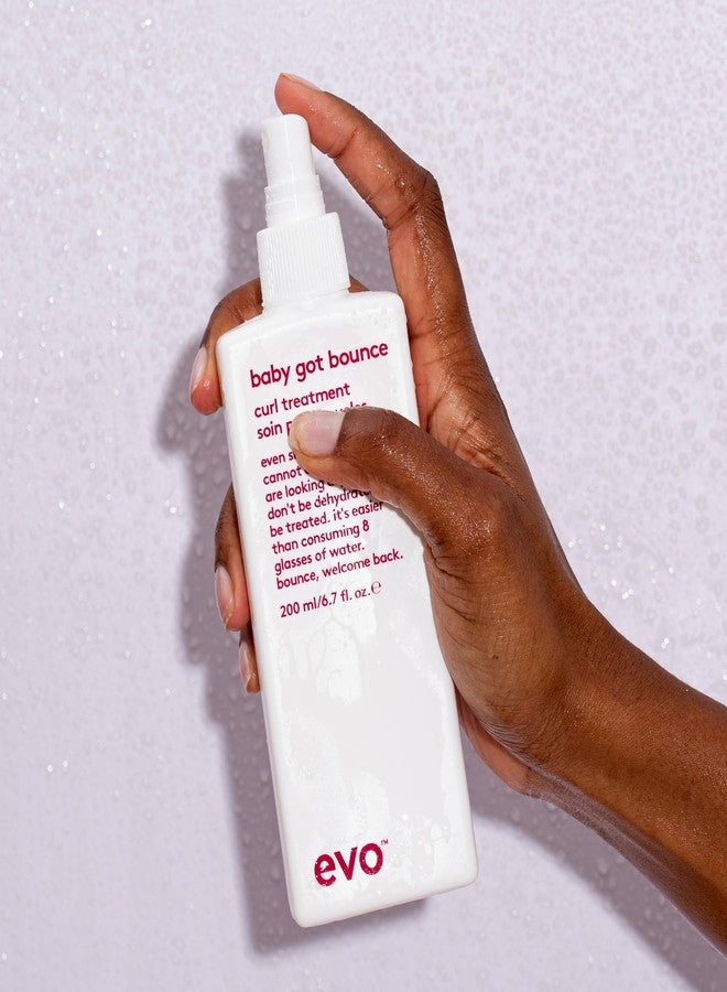 EVO Baby Got Bounce Curl Treatment - Enhances Curls with Touchable Soft Finish - Moisturize & Reduce Dry Frizzy Hair - 200ml / 6.7fl.oz - Image 5