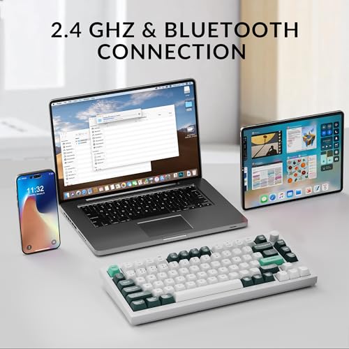 Keychron Q1 HE Wireless QMK Custom Mechanical Keyboard with Hall Effect Gateron Double-Rail Magnetic Switch Rapid Trigger, 2.4 GHz Bluetooth RGB Compatible with Mac Windows Linux (Hot-swappable) - Image 2