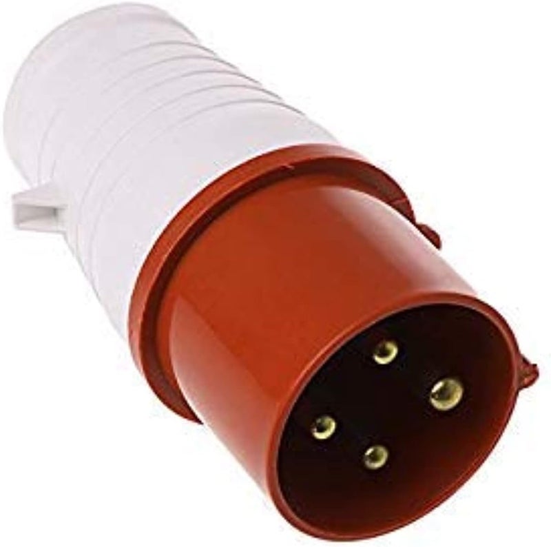 4pin Industrial Plug and Wall Mount Socket 32A - Image 2