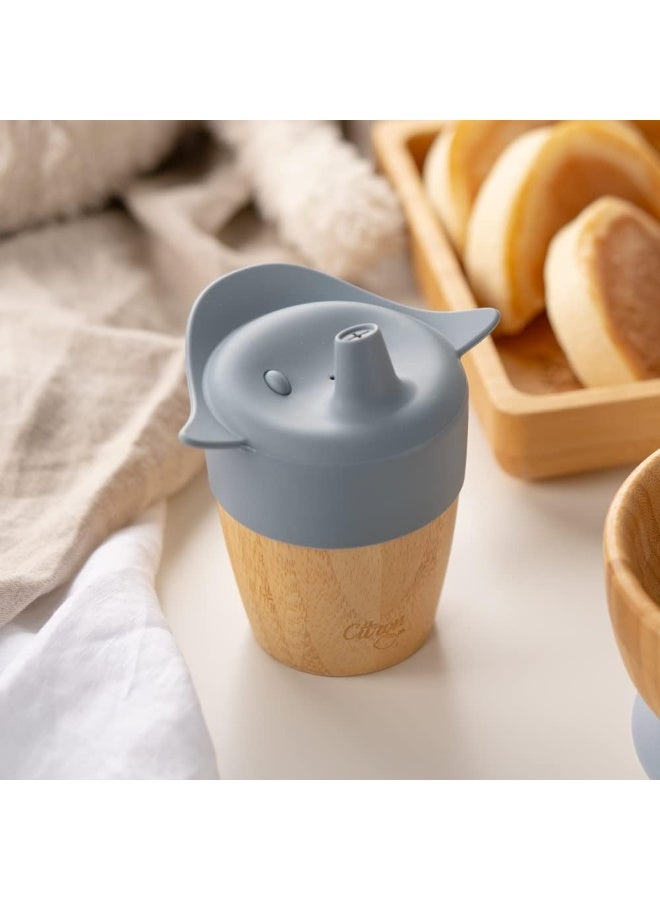 Citron Bamboo Cup With 2 Silicone Lids - Image 4