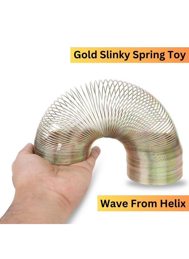EISCO - EISCO Wave Form Helix - Scientific Slinky Spring, Tempered Steel, 7.5cm Coil, 3M Length, Physics Experiment Kit, STEM Learning, Sound & Motion Wave Demonstration, Classroom Education & Science Fair Projects - Image 1