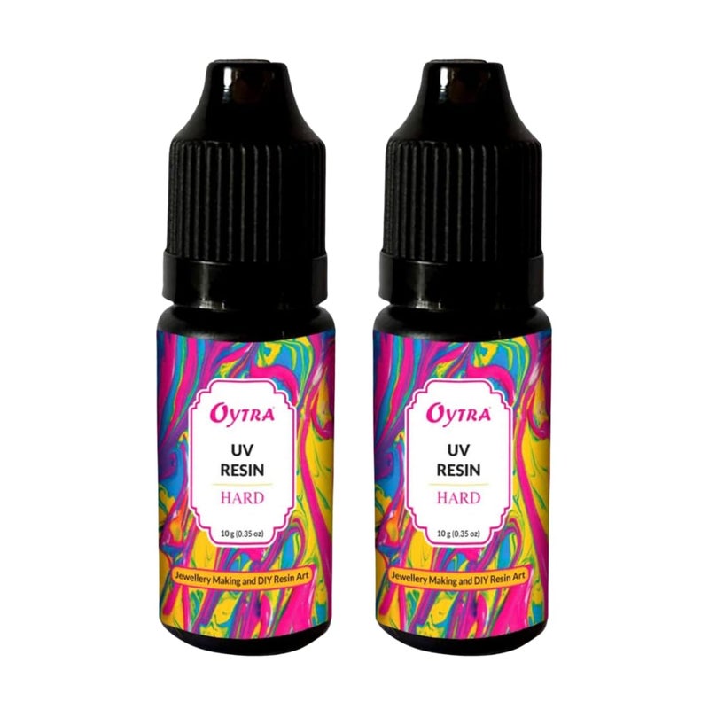 Oytra UV Resin Hard Clear Glossy Finish for Artists and Professionals Polymer Clay Gloss DIY Jewelry Craft Decoration Casting Coating (20 Grams) - Image 1