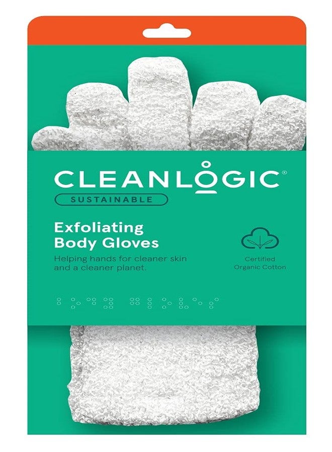 Cleanlogic - Bath Gloves Exfoliating - 2 CT - Image 2