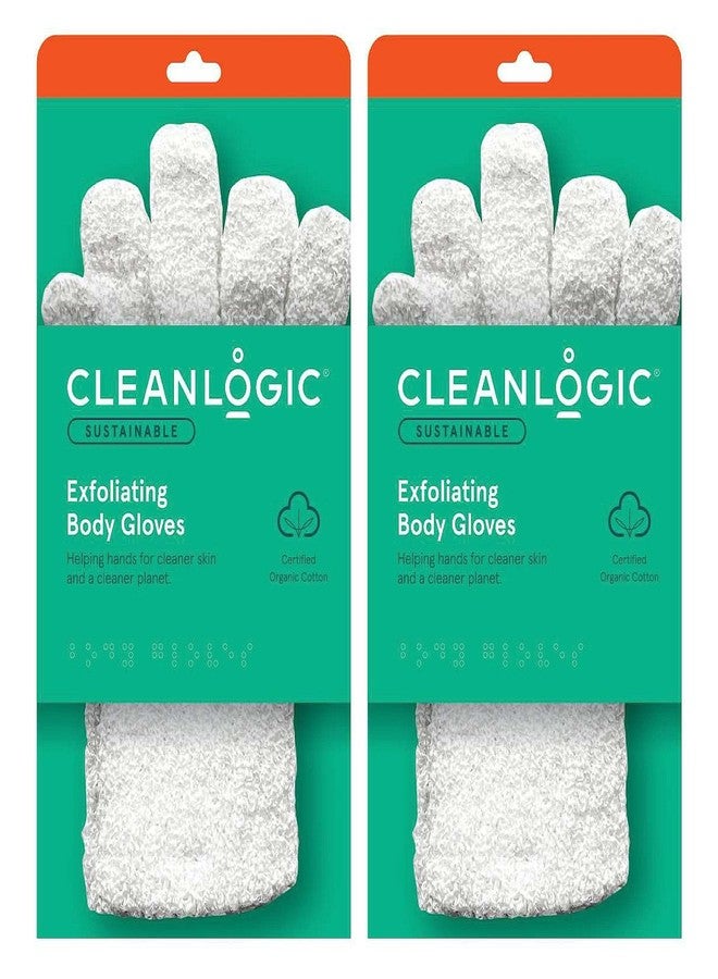 Cleanlogic - Bath Gloves Exfoliating - 2 CT - Image 1