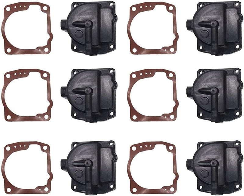 KINTLE 433000 Float Chamber Carburetor Bowl Kit Compatible with Johnson Evinrude 90-100-105-115-135-150-175HP, Replace 343870 433000 766418 - with 335070 Gasket - Image 1