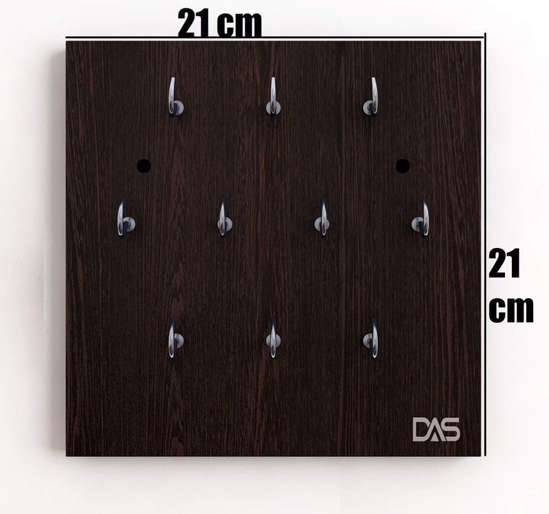 DAS Wall Mounted Home Décor Key Chain Holder/Organizer Key Hooks (10 Hooks)- Vigo - Image 5