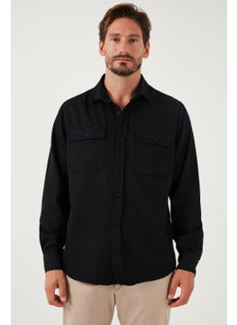 Buratti Cotton Double Pocket Regular Fit Shirt Men's Shirt Cf25w128858  - Image 3