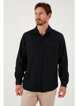 Buratti Cotton Double Pocket Regular Fit Shirt Men's Shirt Cf25w128858  - Image 5
