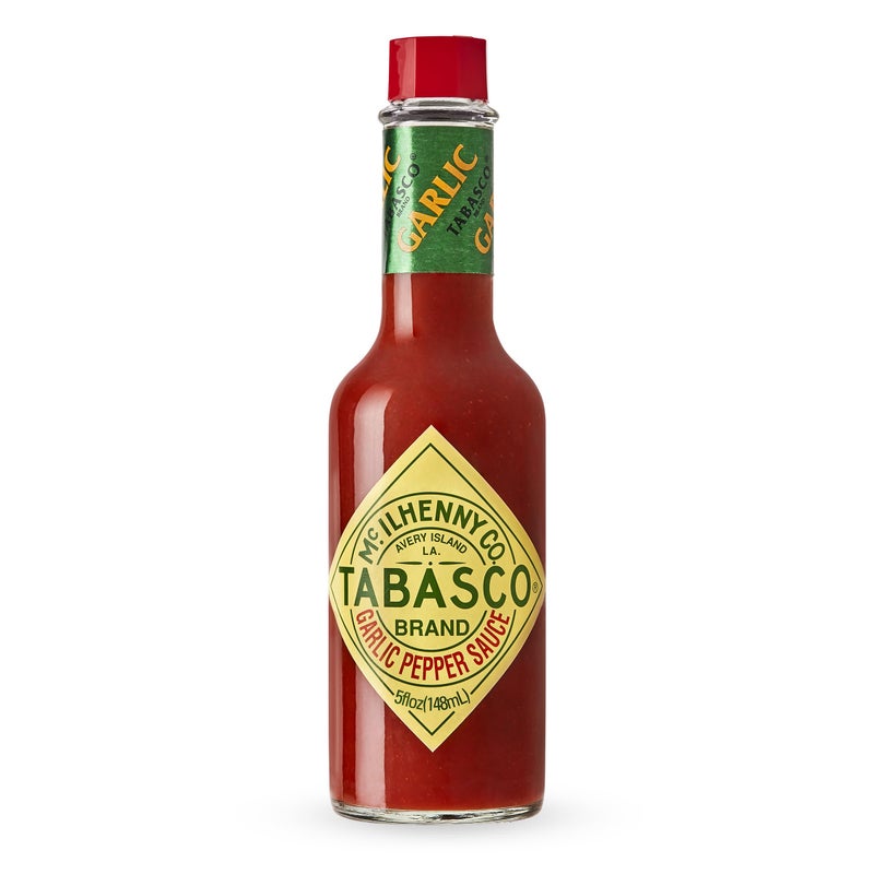 TABASCO Brand Cayenne Garlic Pepper Sauce Mild Hot Sauce Glass Bottle Smoky  Zesty Blend with Savory Garlic Bold Flavor Great for Italian Dishes  More 5 Fl Oz Pack of 1 - Image 3