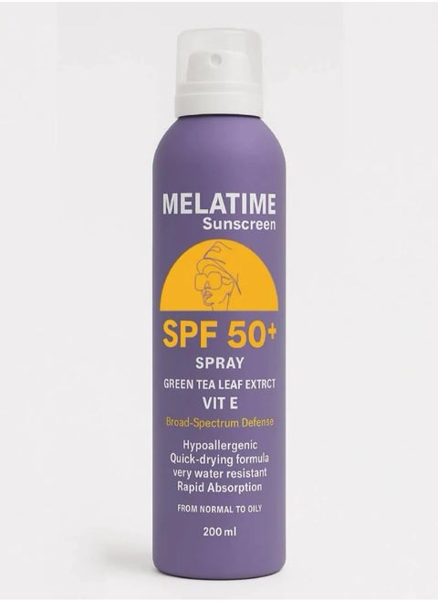 Melatime sunscreen SPF 50+ (SPRAY)