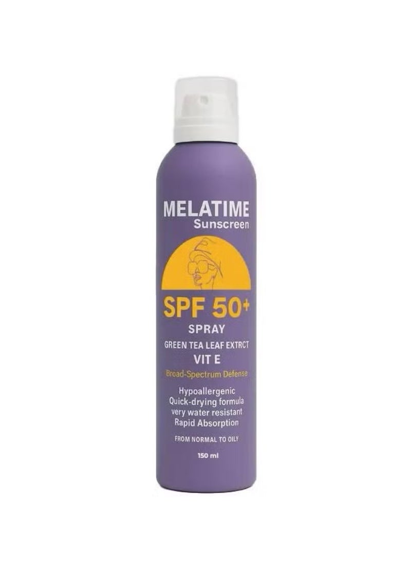 Melatime sunscreen SPF 50+ (SPRAY)