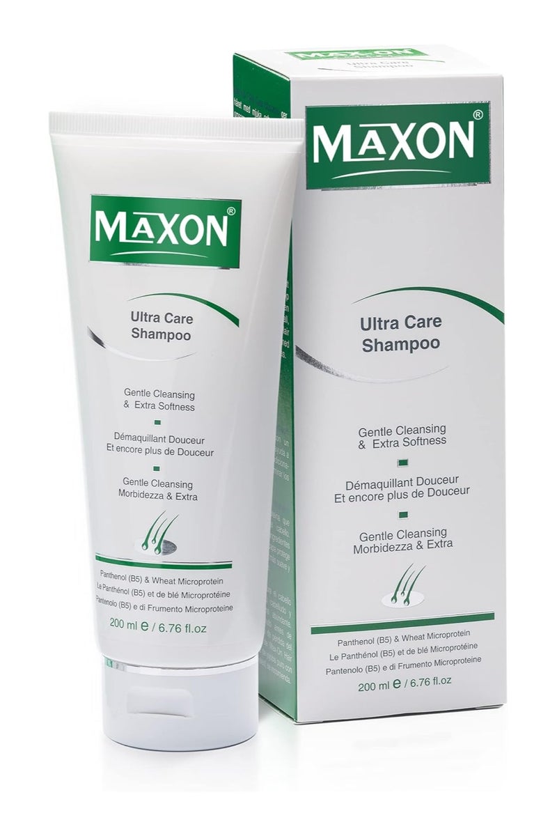 MAX-ON Shampoo for Thinning Hair â Extra Strength Ultra Care | Gentle Cleansing & Softness for Hair & Scalp | For Men & Women | 200ml - Image 1