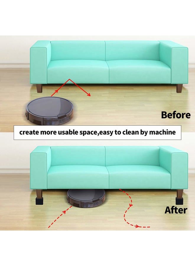 Ezprotekt 2 Inch Bed Risers - Solid Steel Self-Adhesive Furniture Riser or Bed Lift - Image 5