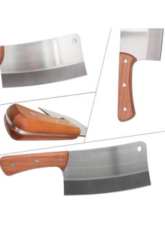 Elephant Royal Butcher Cleaver Knife – 8-Inch, Heavy Duty, Wooden Handle, Japan Made  - Image 4