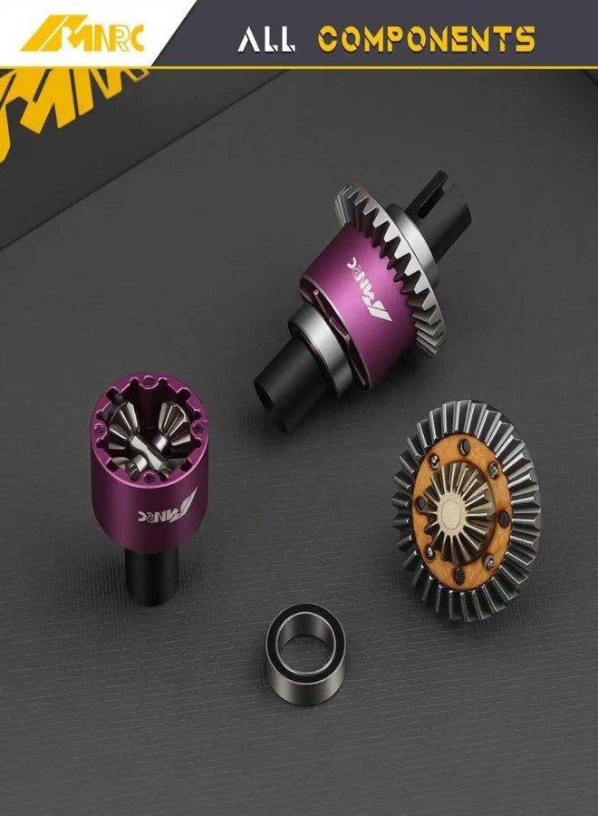 NMNRC 2PCS Steel Front Rear Differential Diff Kit for Arrma 1/16 Mini Kraton 3S Upgrades Part Purple - Image 3