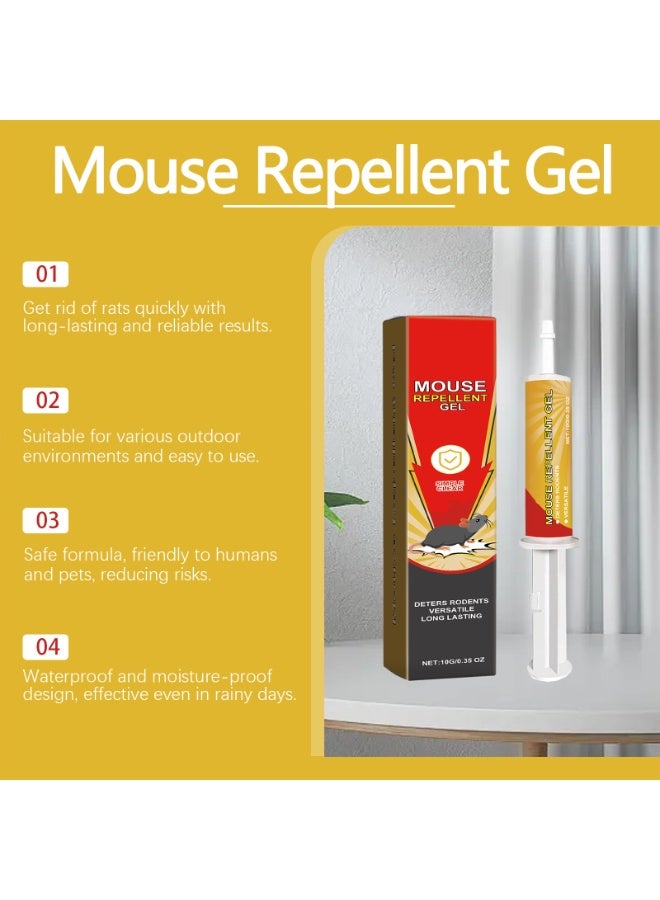 SOLARAE طارد الفئران زيت النعناع للفئران والجرذان والسناجب، طارد القوارض بالنعناع، طارد الفئران والجرذان والسناجب، للاستخدام الداخلي والخارجي في السيارة، RV، المرآب، المخيمات، العلية - Image 5