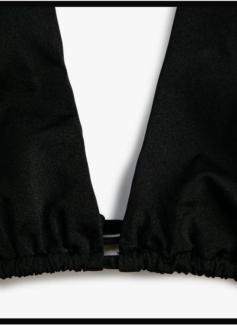 KOTON Bikini Top Deep V Neck  - Image 3