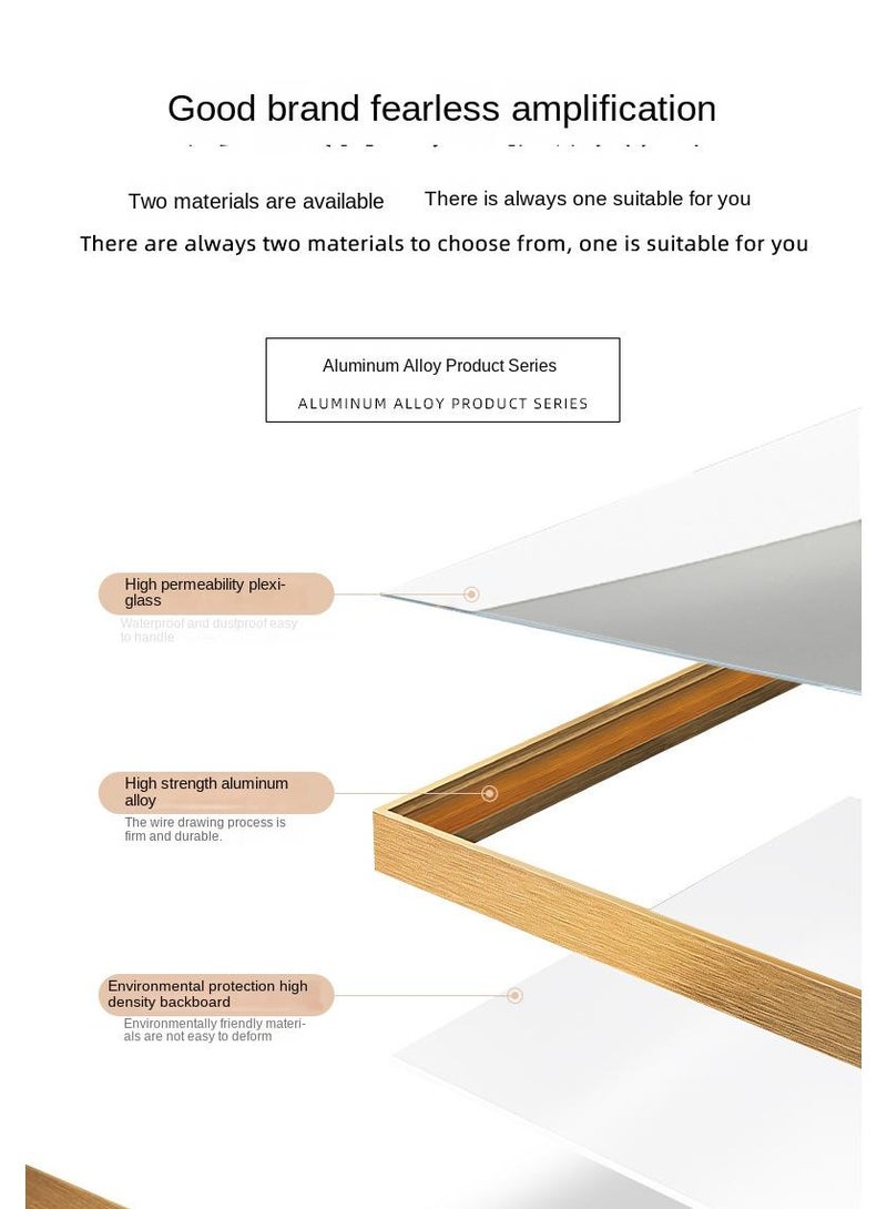 general Van Gogh Lighting Painting Decoration 3 Colors LED Light Painting Wall Decoration Art Of Light And Shadow Photo Frames LED Luminous Photo Frame Family Bedroom Living Room Night Lights - Image 4