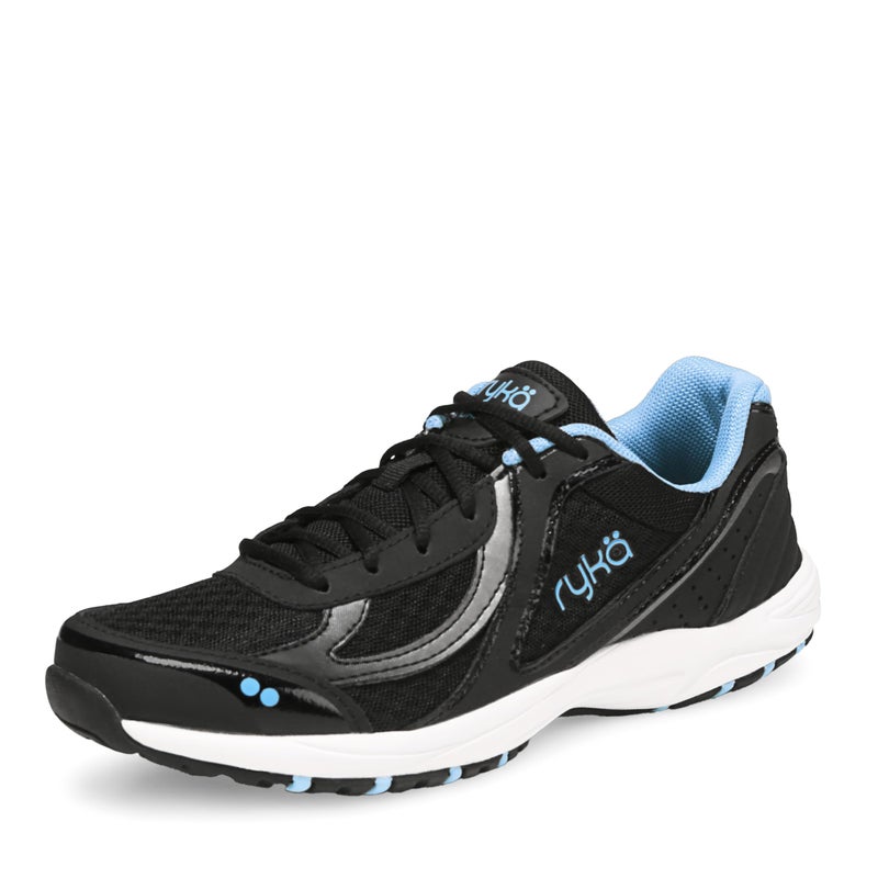 Ryka Women's Dash 3 Walking Shoes Black/Meteorite/Blue 9 M - Image 1