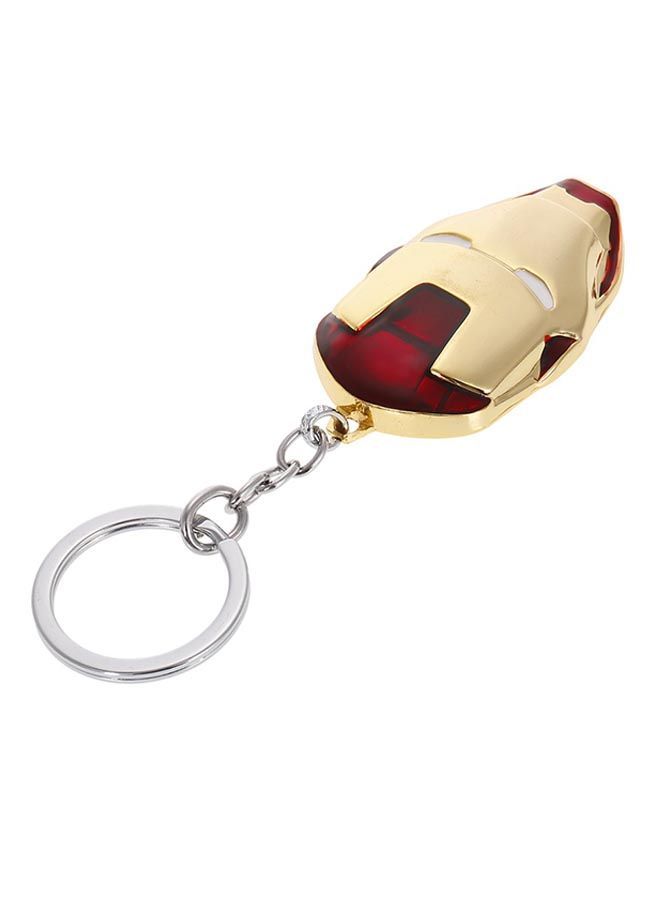 NIBEMINENT Marvel Iron Man Mask Metal Key Chain - Image 2