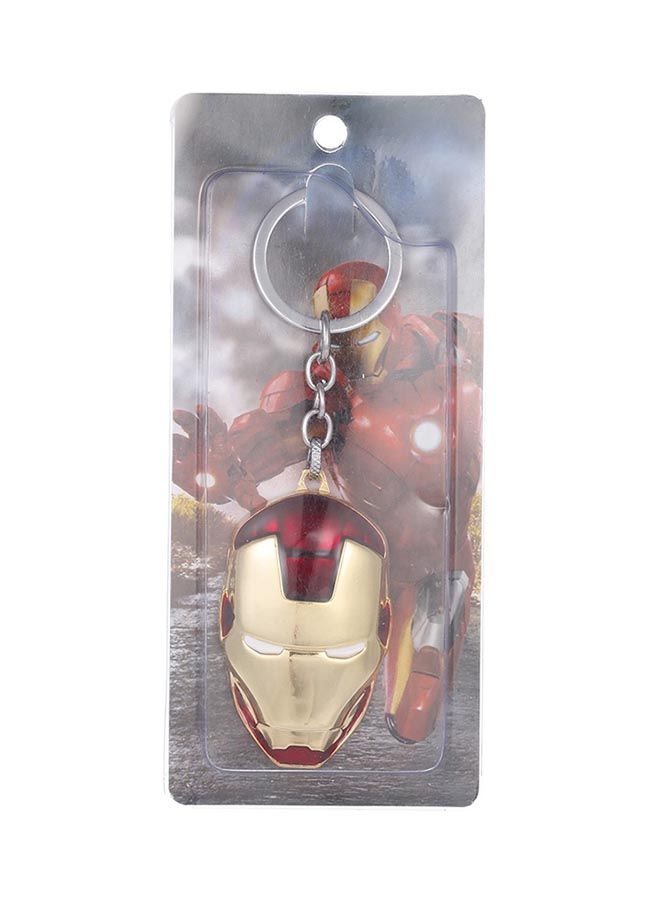 NIBEMINENT Marvel Iron Man Mask Metal Key Chain - Image 3