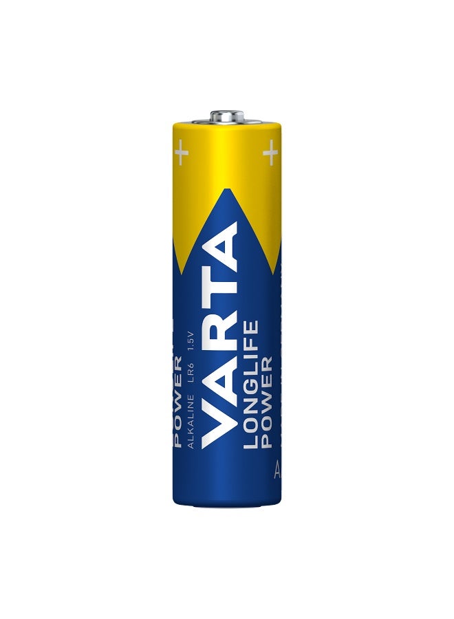 VARTA فارتا لونغلايف باور AA BLI 8 | نظام طاقة قلوي | ضمان 10 سنوات من الطاقة في التخزين | بطارية عالية الأداء مصنوعة في ألمانيا - Image 2