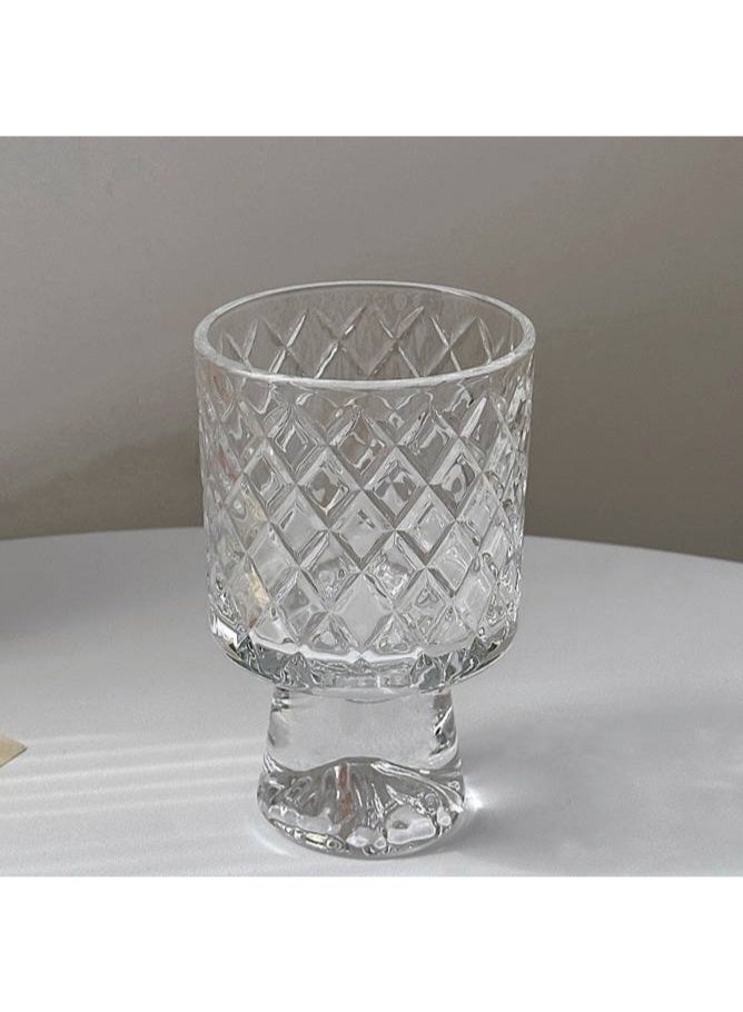A set of 6 glasses, a new and distinctive shape, imported... high-quality, pure glass, 350 ml capacity - Image 4