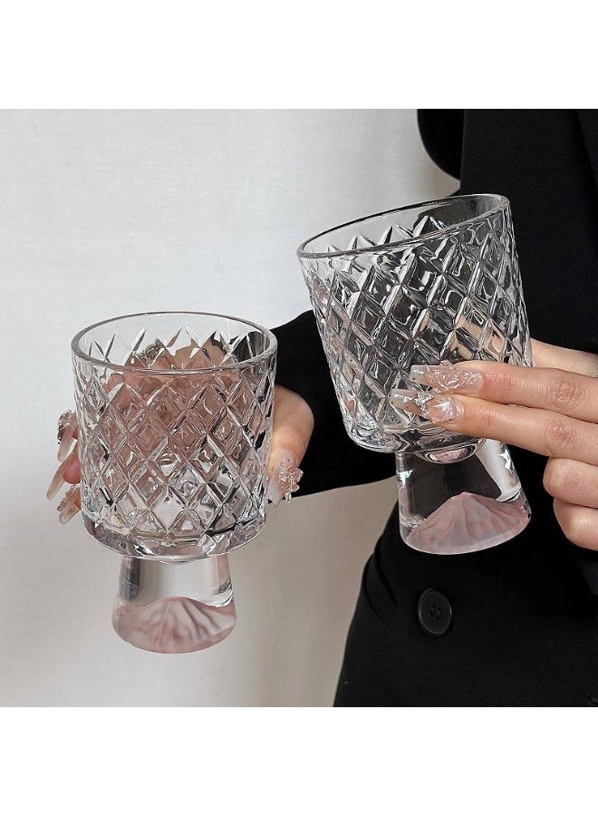 A set of 6 glasses, a new and distinctive shape, imported... high-quality, pure glass, 350 ml capacity - Image 5