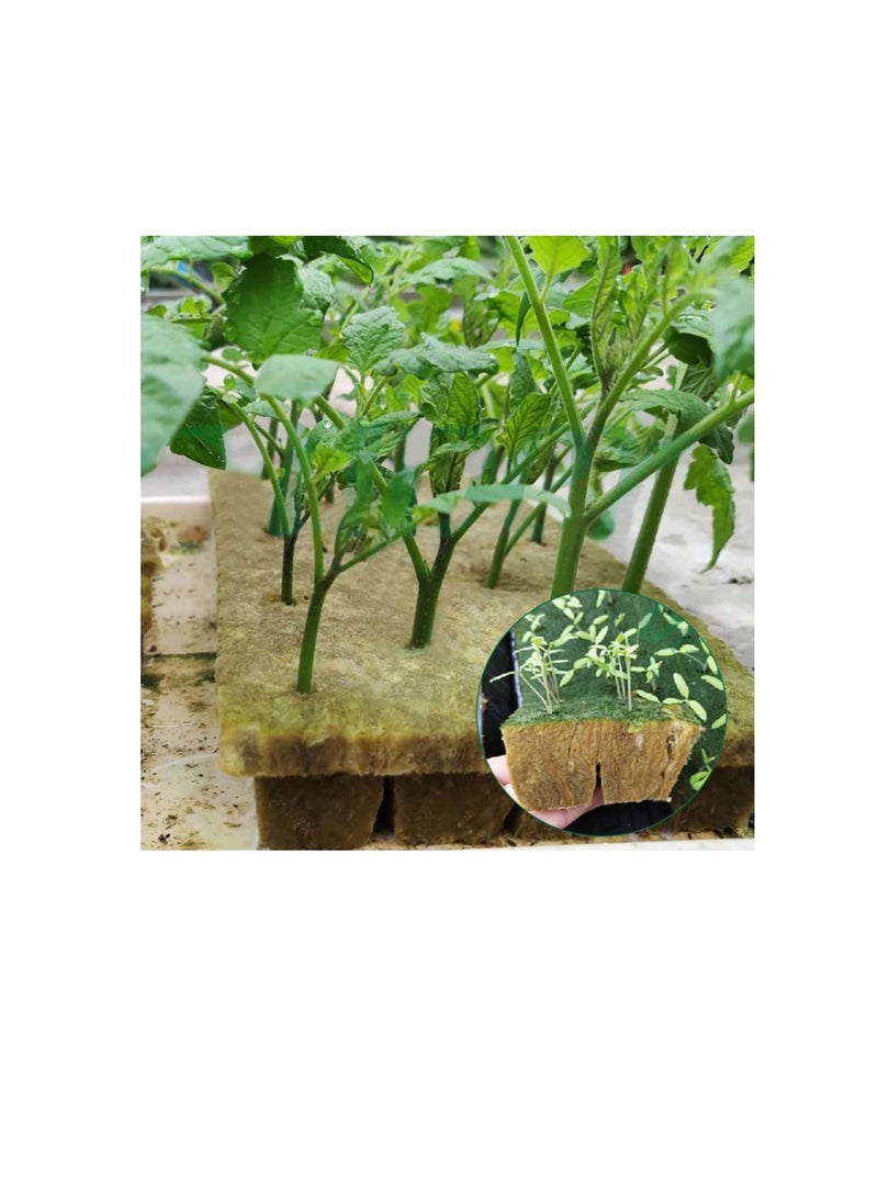 Generic Plant Starter Plugs Starter Blocks: 16pcs Hydroponic Nutrient Fertilizer Fiber Soil Block for Plant Seedling Transplanting Growing Herb Flower Vegetables  - Image 3