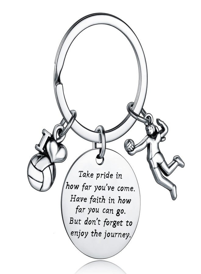 YEEQIN Volleyball Player Gifts: Inspirational Keychains for Volleyball & Softball Lovers - Image 1