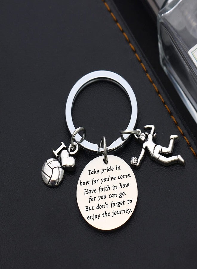 YEEQIN Volleyball Player Gifts: Inspirational Keychains for Volleyball & Softball Lovers - Image 3