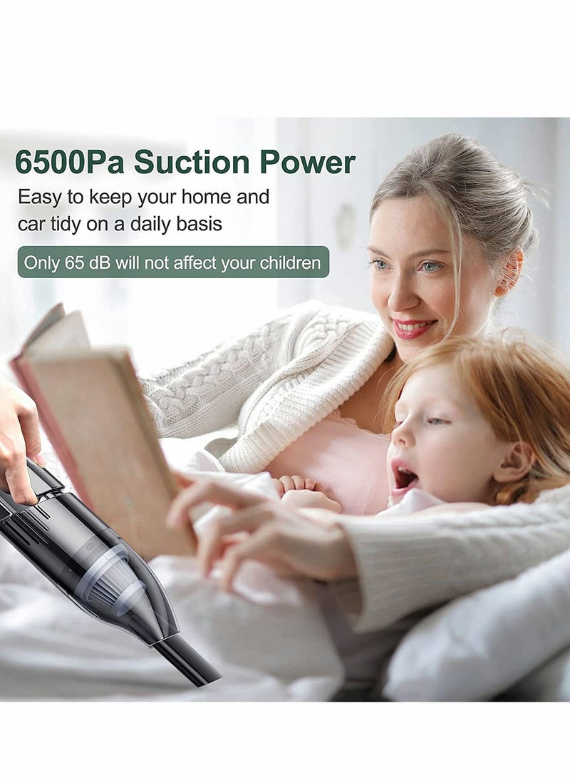 Excefore Handheld Vacuum Cordless Mini Protable Car for Quick Cleaning Hand Held vacuuming, Dust Buster Rechargeable Home and Office - Image 5