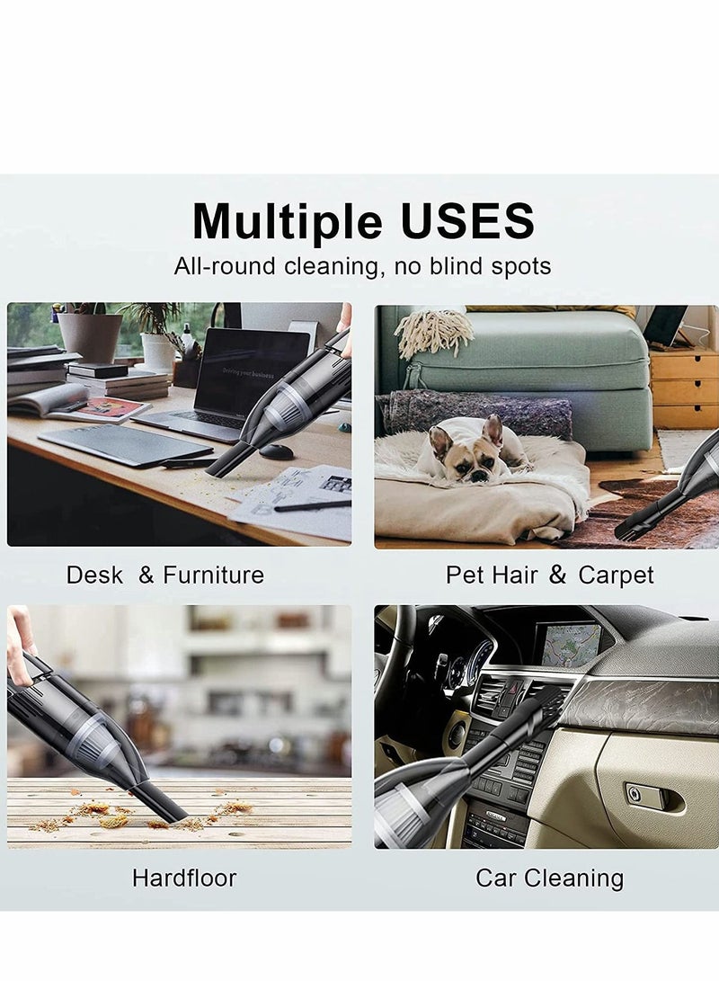 Excefore Handheld Vacuum Cordless Mini Protable Car for Quick Cleaning Hand Held vacuuming, Dust Buster Rechargeable Home and Office - Image 3