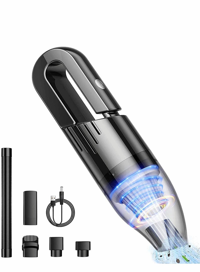 Excefore Handheld Vacuum Cordless Mini Protable Car for Quick Cleaning Hand Held vacuuming, Dust Buster Rechargeable Home and Office - Image 1