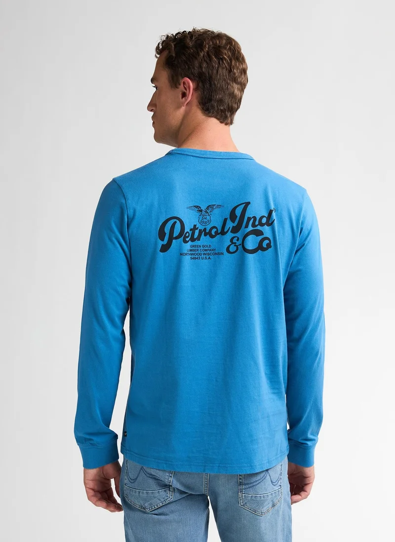 Petrol Industries Men T-Shirt LS Classic Print