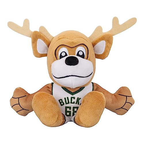 Bleacher Creatures Milwaukee Bucks Bango 8 NBA Mascot Kuricha Sitting Plush Soft Chibi Inspired Mascot - Image 1