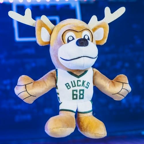 Bleacher Creatures Milwaukee Bucks Bango 8 NBA Mascot Kuricha Sitting Plush Soft Chibi Inspired Mascot - Image 5