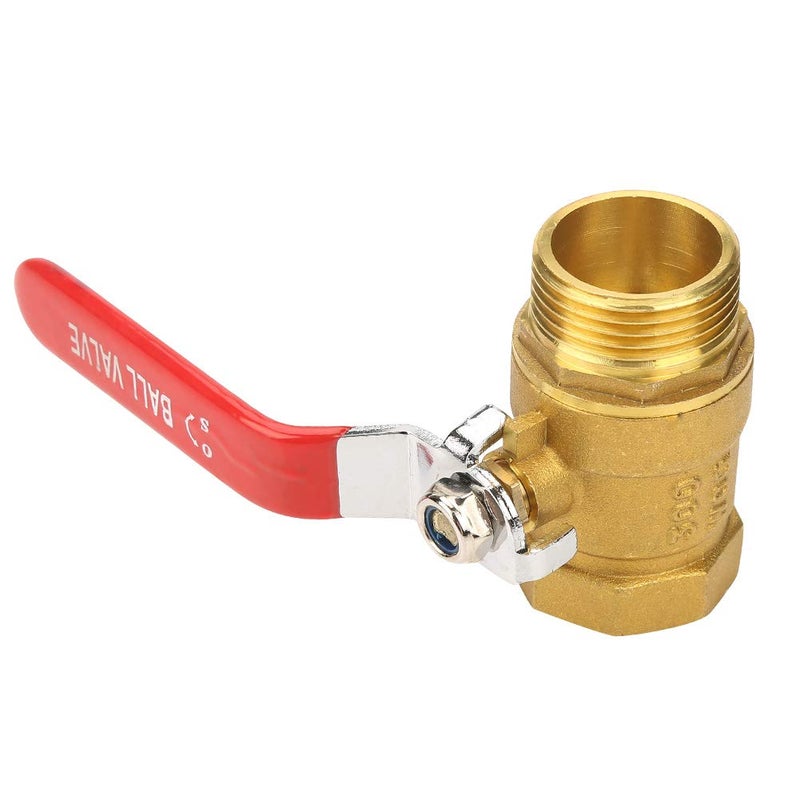 1 Inch DN25 Brass Ball Valve Easy Visual Status Confirmation For Water Shutoff Control - Image 2