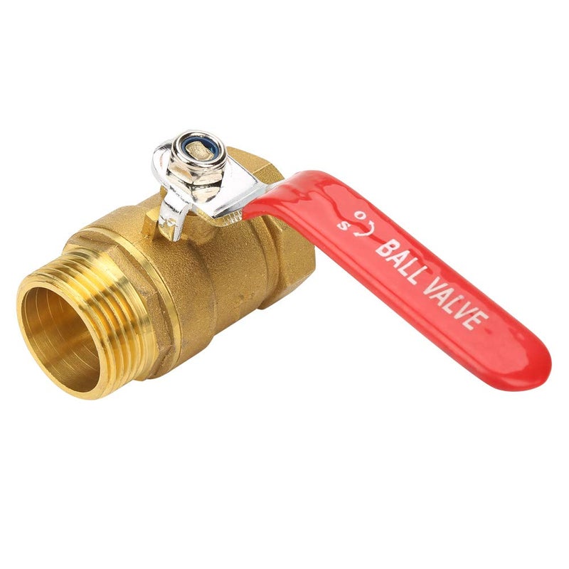1 Inch DN25 Brass Ball Valve Easy Visual Status Confirmation For Water Shutoff Control - Image 4