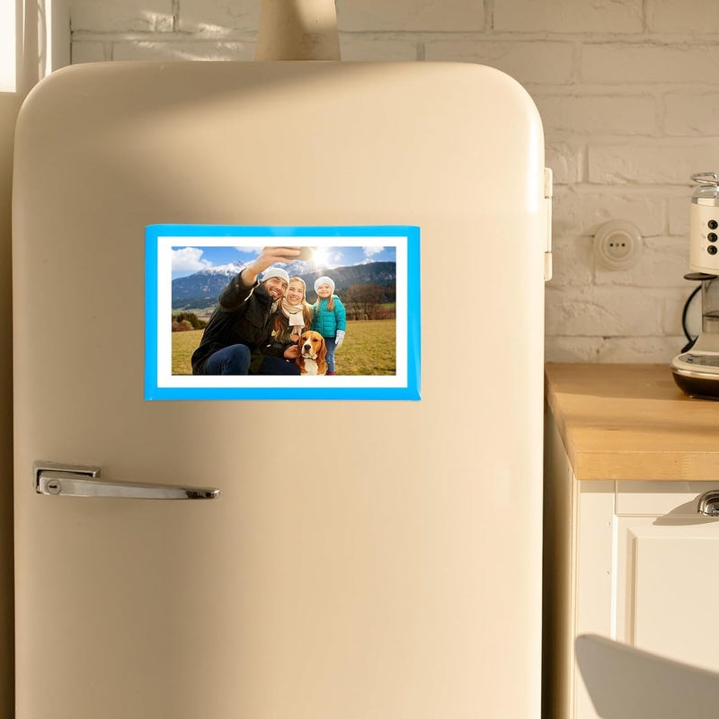 Angoily Magnetic Photo Frame Sleeve A5 Horizontal Decorative Photo Frame Magnetic Picture Pocket for Refrigerator Kitchen Use - Image 4