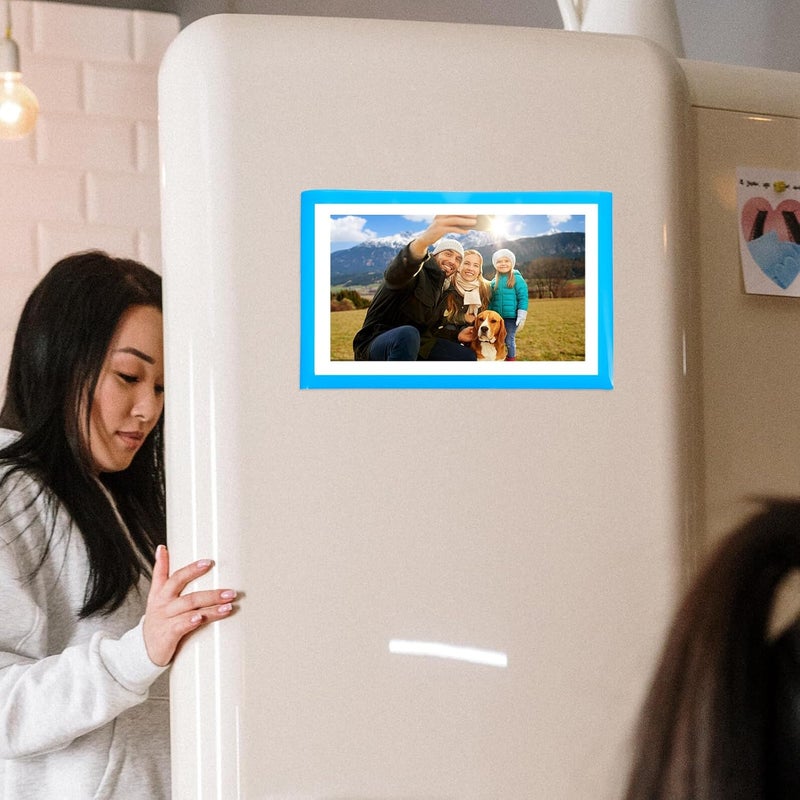 Angoily Magnetic Photo Frame Sleeve A5 Horizontal Decorative Photo Frame Magnetic Picture Pocket for Refrigerator Kitchen Use - Image 5
