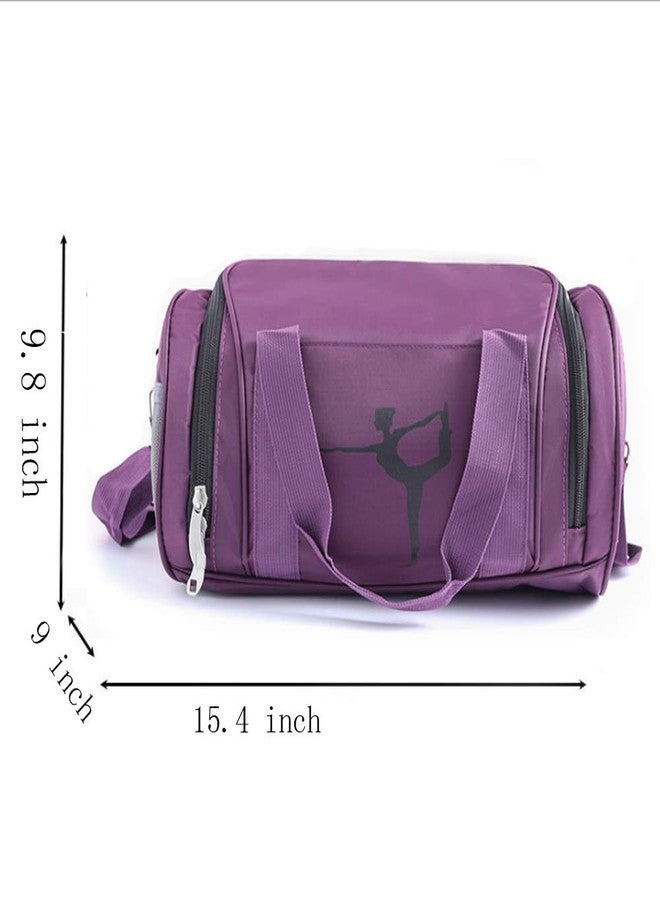 WVMKOR Girls Duffel Bag Gymnastic Bags for Girls Kids Short Trip Bag Overnight Bag - Image 3